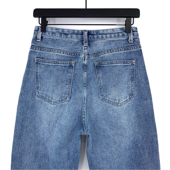 MOMOKROM Straight Leg Jean Blue Denim 4 - Picture 8 of 9